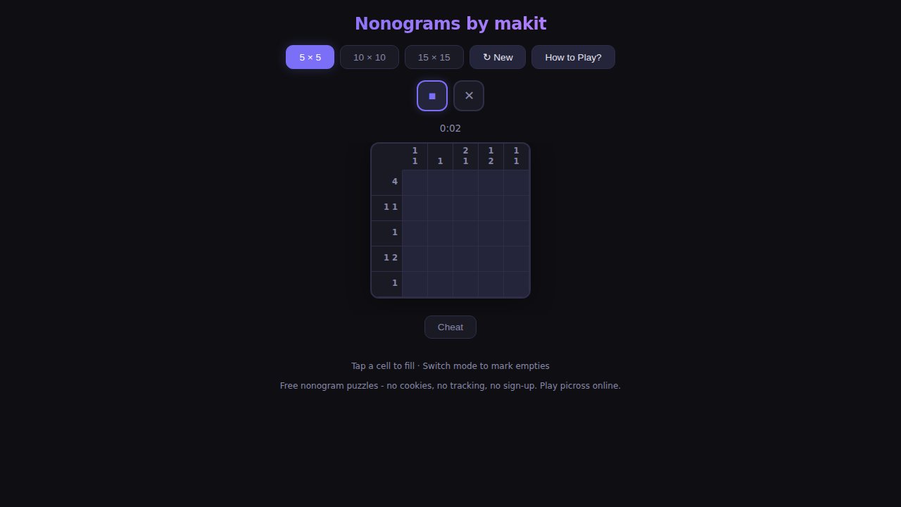 Nonogram.lol preview 1
